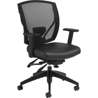 Chaises &agrave; bras Multi-Tilter, Vinyle, Noir, Capacit&eacute; 300 lb Nassau Supply
