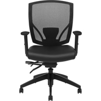 Chaises &agrave; bras Multi-Tilter, Vinyle, Noir, Capacit&eacute; 300 lb Nassau Supply