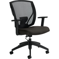 Chaises de travail, Tissu, Charbon, Capacit&eacute; 300 lb Nassau Supply