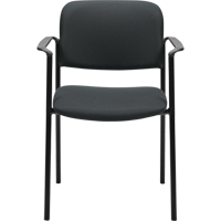 Stacking Chairs, Fabric, 32" High, 300 lbs. Capacity, Charcoal Nassau Supply