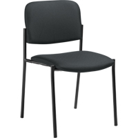 Chaises sans accoudoirs empilables, Tissu, Hauteur 32", Capacit&eacute; 300 lb, Charbon Nassau Supply