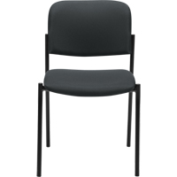 Armless Stacking Chairs, Fabric, 32" High, 300 lbs. Capacity, Charcoal OP320 | Nassau Supply