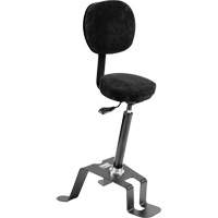 TA 300™ Ergonomic Sit/Stand Welding Chair, Sit/Stand, Adjustable, Fabric Seat, Black/Grey OP496 | Nassau Supply