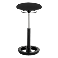 Chaise ergonomique Twixt, Stationnaire, Ajustable Hauteur, Capacit&eacute; 250 lb Nassau Supply