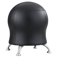 Zenergy Ball Chair, Vinyl, Black, 250 lbs. Capacity Nassau Supply