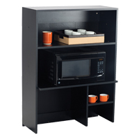 Modular Cabinet, Melamine, 3 Shelves, 48" H x 36" W x 18" D, Asian Night/Black OP757 | Nassau Supply