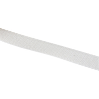 Fastener Tape, Hook, 25 yds x 1", Sew-On, White Nassau Supply