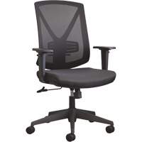 Chaise de bureau Activ A-47 Synchro, Tissu, Noir, Capacit&eacute; 275 lb Nassau Supply