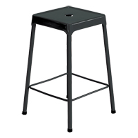 Tabouret en acier pour comptoir Safco, Stationnaire, Fixe Hauteur, Capacit&eacute; 250 lb Nassau Supply