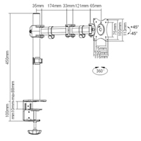 ActivErgo  Monitor Arm Nassau Supply