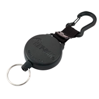 Securit™ Retractable Key Holder, Polycarbonate, 28" Cable, Carabiner Attachment OQ353 | Nassau Supply