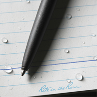 All-Weather Metal Pen, Blue, 0.8 mm, Retractable OQ371 | Nassau Supply