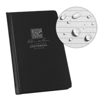 Pocket Bound Book, Hard Cover, Black, 160 Pages, 4-1/4" W x 6-3/4" L OQ499 | Nassau Supply