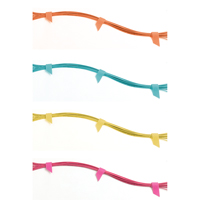 One-Wrap&reg; Cable Management Tape, Hook & Loop, 25 yds x 3/4", Self-Grip, Aqua Nassau Supply