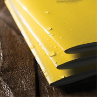 Notebook, Soft Cover, Yellow, 48 Pages, 4-5/8" W x 7" L OQ548 | Nassau Supply