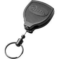 Super48 Heavy-Duty Retractable Key Holder, Polycarbonate, 48" Cable, Belt Clip Attachment Nassau Supply