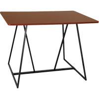 Oasis™ Standing Teaming Table, 48" L x 60" W x 42" H, Cherry OQ703 | Nassau Supply