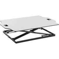 Goya™ Sit-Stand Workstation, Desktop Unit, 20" H x 31" W x 21-1/2" D, White OQ764 | Nassau Supply