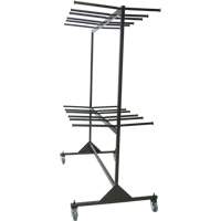 Chariot pour chaises pliantes &agrave; deux c&ocirc;t&eacute;s Nassau Supply