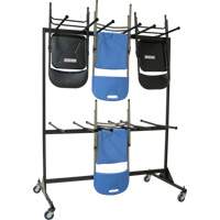 Chariot pour chaises pliantes &agrave; deux c&ocirc;t&eacute;s Nassau Supply
