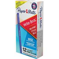 Paper Mater<sup>®</sup> Write Bros<sup>®</sup> Ball Point Pen, Blue, 1 mm OR100 | Nassau Supply