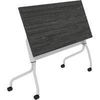 Table de formation &agrave; dessus rabattable Newland, 24" lo x 60" la x 29-1/2" h, Brun fonc&eacute; Nassau Supply