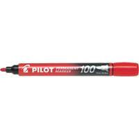 Series 100 Permanent Marker, Bullet, Red OR457 | Nassau Supply