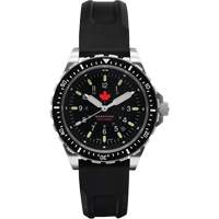 Red Maple Jumbo Diver's Quartz Watch, Digital, Battery Operated, 46 mm, Black OR480 | Nassau Supply