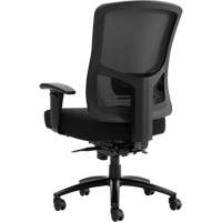 Chaise &agrave; dossier haut avec m&eacute;canisme &agrave; basculement synchronis&eacute; robuste Raven 400, Mailles, Noir, Capacit&eacute; 400 lb Nassau Supply