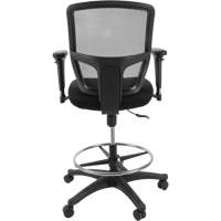 Mesh Work Stool, Mobile, Adjustable Height, 450 lbs. Capacity Nassau Supply