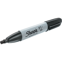 Permanent Marker, Black, Chisel Tip Nassau Supply