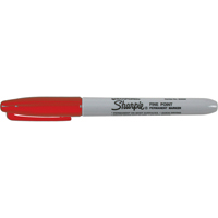 Permanent Markers - #15, Fine, Red PA392 | Nassau Supply