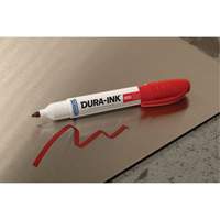 Dura-Ink&reg; Marker #55, Red, Chisel Tip Nassau Supply