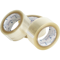 Ruban d'emballage, Adh&eacute;sif Thermofusible, 1,6 mil, 50 mm (2") x 100 m (328') Nassau Supply