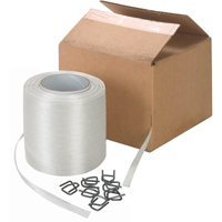 Bonded Cord Strapping, Polyester, 1/2" W x 750' L PB027 | Nassau Supply