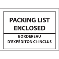 Packing List Envelopes, 4" L x 5" W, Backloading Style PB244 | Nassau Supply