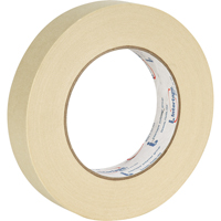 General Purpose Masking Tapes, 24 mm (1") x 55 m (180'), Beige Nassau Supply