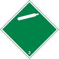 TDG Shipping Labels, Class 2, Gases, Paper Nassau Supply