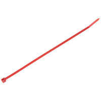 Intermediate Cable Ties, 8" Long, 40 lbs. Tensile Strength, Red XI976 | Nassau Supply