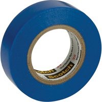 Rubans en vinyle pour codage en couleurs 35 Scotch, 12,7 mm (1/2") x 20,1 m (66'), Bleu, 7 mils Nassau Supply