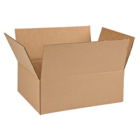 Cardboard Box, 12" x 9" x 4", Flute C PE570 | Nassau Supply