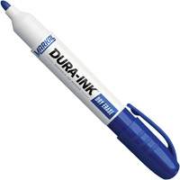 Dura-Ink&reg; Dry Erase Ink Markers, Blue, Bullet Tip Nassau Supply
