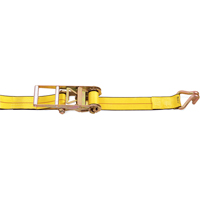 Ratchet Straps, Wire Hook, 3" W x 30' L, 5400 lbs. (2450 kg) Working Load Limit Nassau Supply