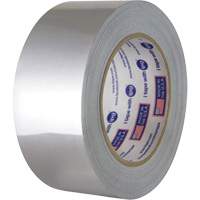 Silver Aluminum Foil Tape, 3 mils Thick, 25.4 mm (1") x 54.86 m (180') PG408 | Nassau Supply