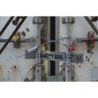 High Security Security Seal, 12", Metal, Cable Seal Nassau Supply