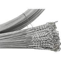 Baling Wire, Galvanized, 13-1/2' L, 13 ga. Nassau Supply
