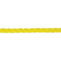 1/4" Braided Yellow Rope, Polypropylene, 1300' Nassau Supply