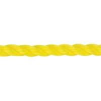 3/8" Braided Yellow Rope, Polypropylene, 630' Nassau Supply