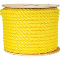 5/8" Braided Yellow Rope, Polypropylene, 200' Nassau Supply