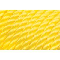 5/8" Braided Yellow Rope, Polypropylene, 200' Nassau Supply